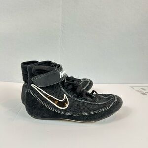Nike Youth Speedsweep VII Black White Wrestling Shoes 366684-001 Youth 3.5Y